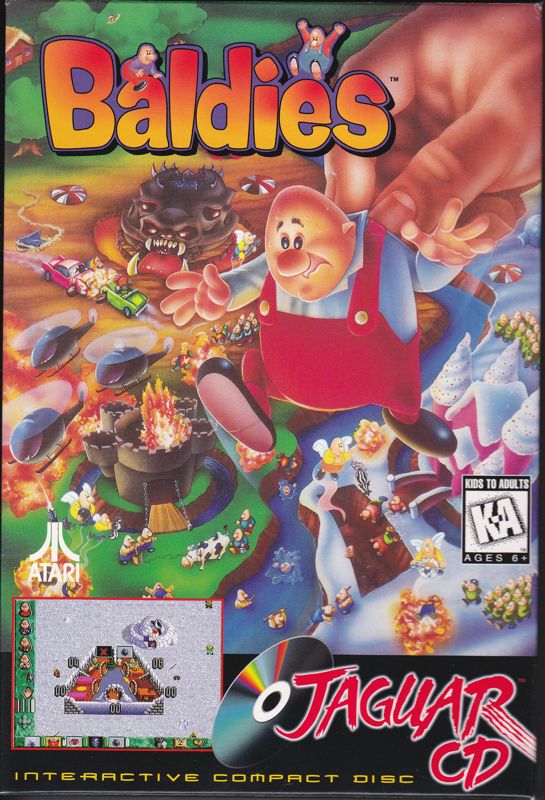 Baldies (CD) box art for Jaguar
